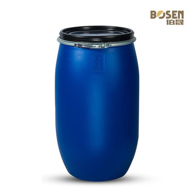 Cilindrische 120L-HDPE van het Watervat Plastic Blauwe Trommelvaste-vloeibare stof