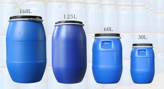 HDPE Plastic Trommelvat 30L - 160L-Cilindervorm met Ijzerhoepel