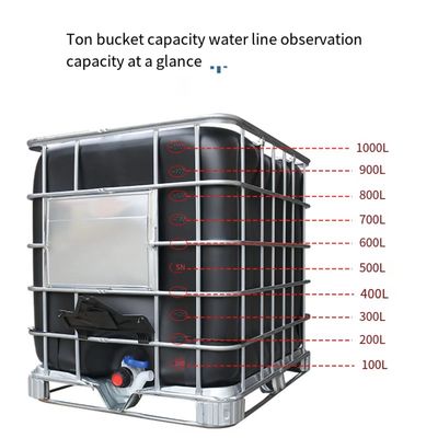 IBC 1000 de Totalisatorshdpe van de Liter Chemische Opslag Vloeibare Opslagcontainers