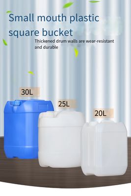 HDPE 5 Vloeistoffen van de Tank25l Gesloten Hoofd Plastic Emmers van het Gallonwater Verpakking