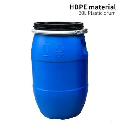De chemische HDPE Ronde van de Plastic Container30l Zware Blauwe Plastic Trommel
