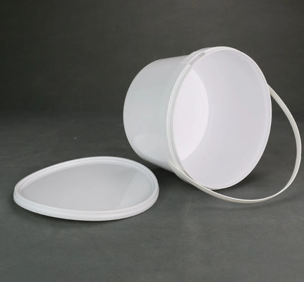 1L HDPE van de de Trommelemmer van de voedselopslag Transparant met Dekselhandvat