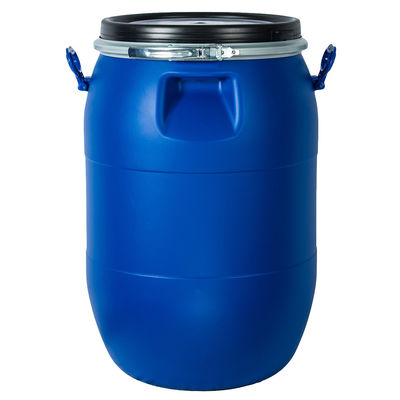 60 liter HDPE open bovenkant blauwe plastic trommel