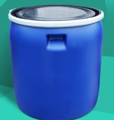 150L ijzeren hoop blauw half open ronde trommel Plastic chemische verpakkings trommel