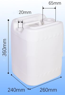 20 liter plastic chemische vat dubbele mond vat kan worden aangepast kleur LOGO