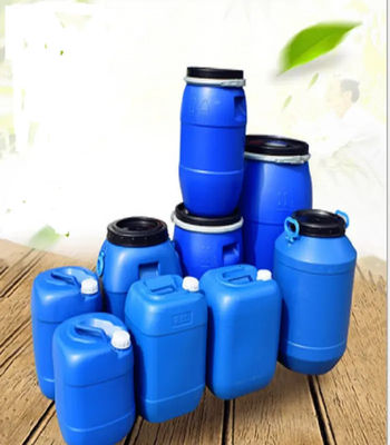 HDPE 125L Open Plastic Trommel voor Opslag Duurzame Blauwe Kleur