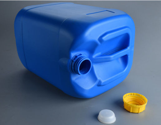 25L kleine mond gesloten vat zuur en alkalis resistent PE dik stapelvat blauw chemisch vat