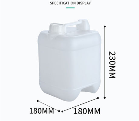 5 liter kunststofvat handverpakking kunststof vierkant vat verdikte voedselkwaliteit kunststofvat essence emulsie vat