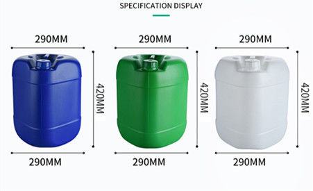 25L kleine mond gesloten vat zuur en alkalis resistent PE dik stapelvat blauw chemisch vat