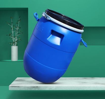 Chemisch vat met open bovenkant 60L ijzeren hoepelvat Plastic fabriek ter plaatse