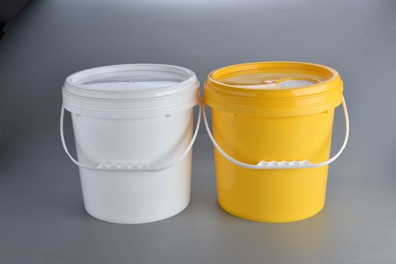 10L plastic open vat is licht en kan chemische of verf bevatten