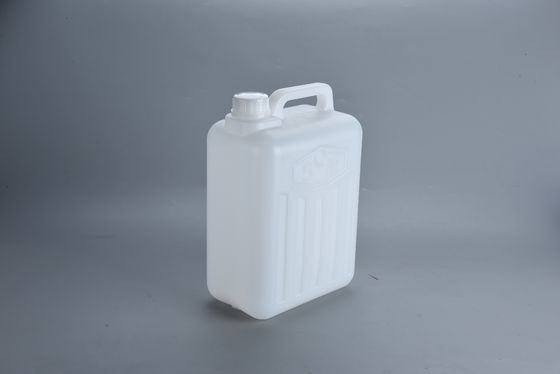 5L Extrusie Blaasgevormd Plastic Jerry Can Wit kleur en 2 mm wanddikte voor duurzaamheid